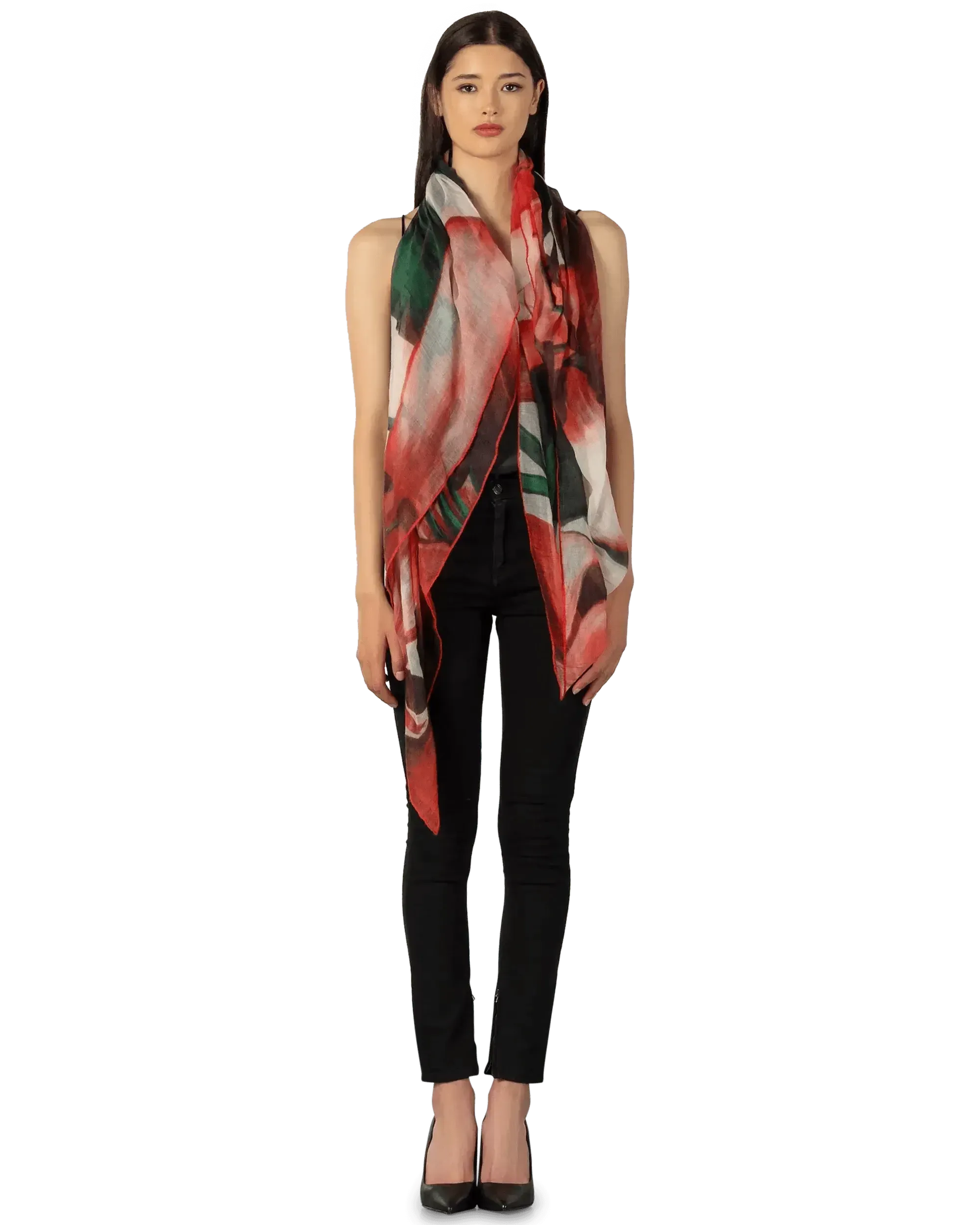 Printed Cashmere Scarf