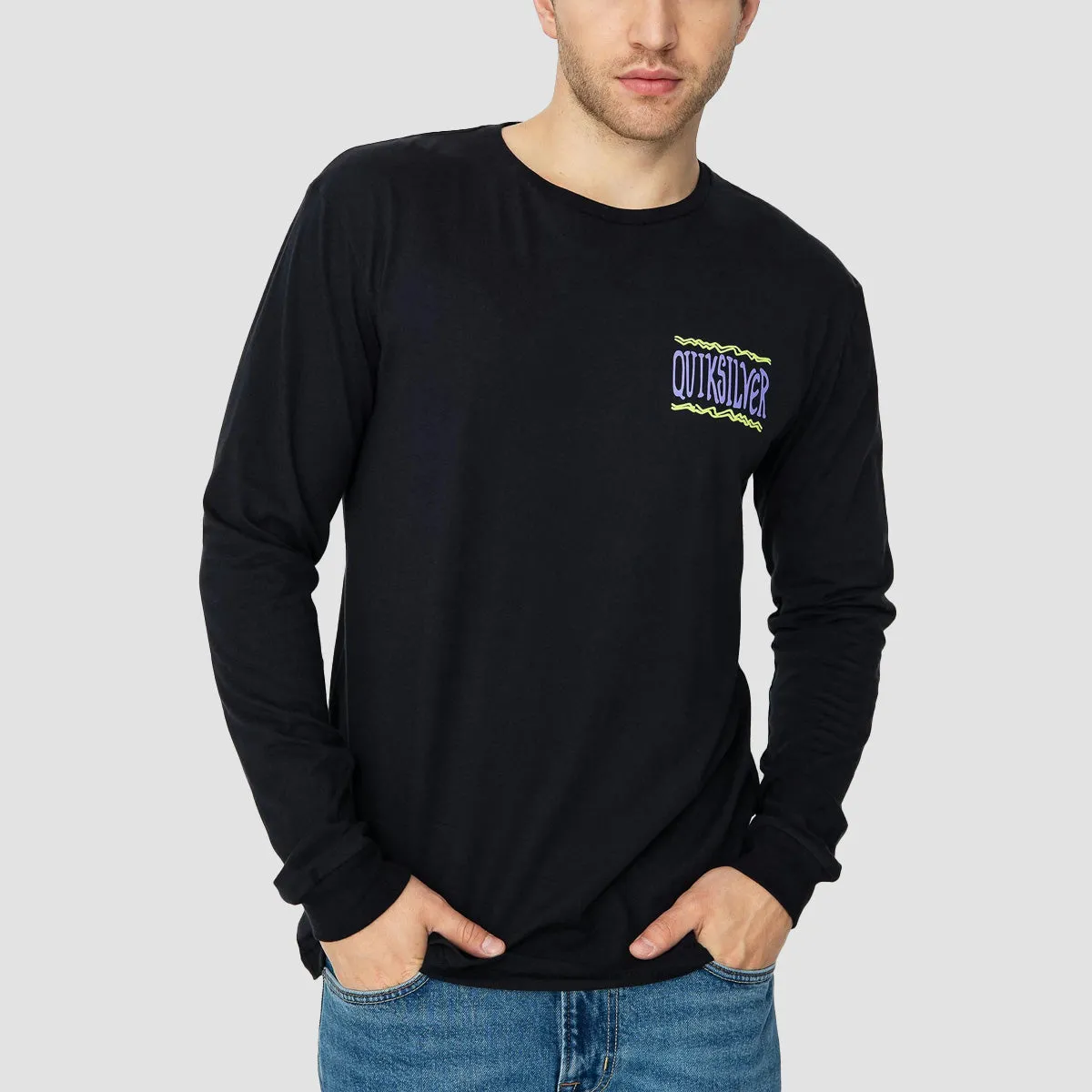 Quiksilver Taking Roots Longsleeve T-Shirt Black