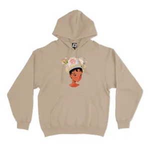 "Cup Noodles" Fleece Hoodie Beige