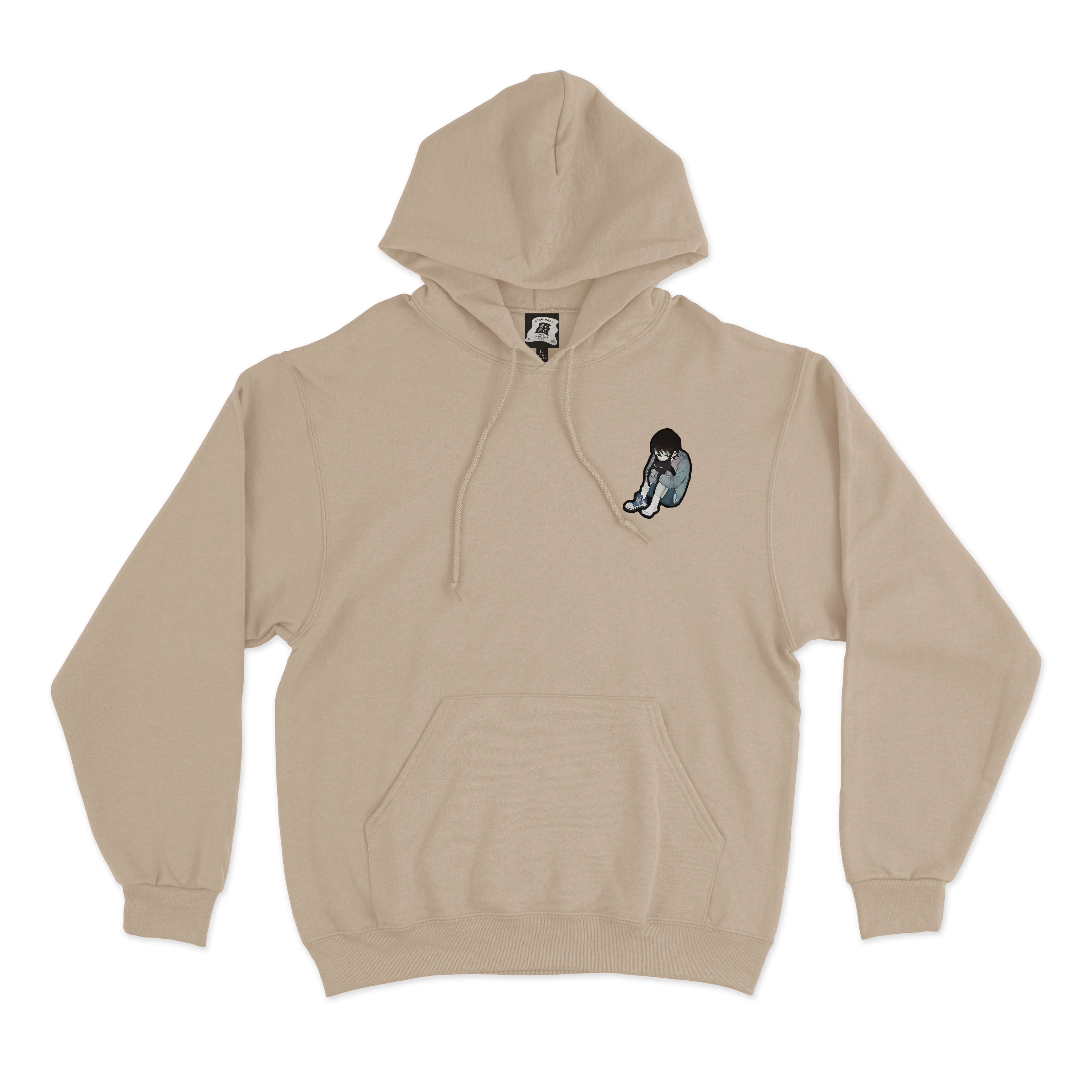 "Home" Fleece Hoodie Beige