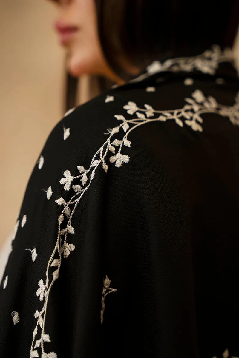 RAVEN EMBROIDERED SHAWL
