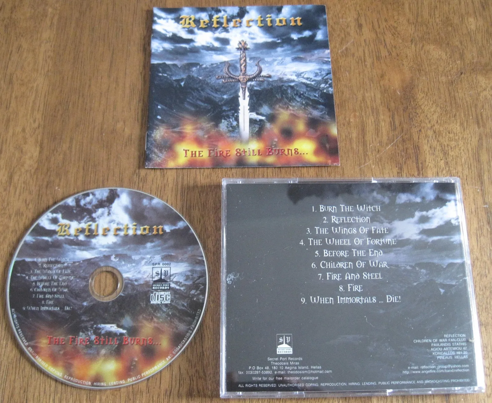 REFLECTION – The Fire Still Burns... CD