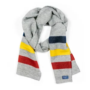 Revival Stripe Scarf in Gray Multi