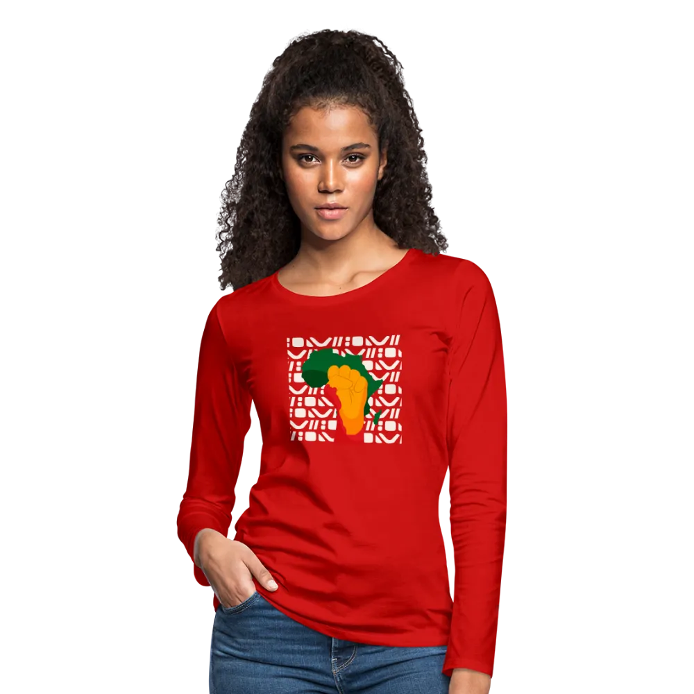 Rise up Africa - Women's Premium Long Sleeve T-Shirt