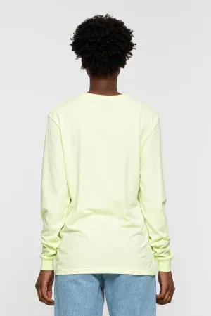 Santa Cruz Womens L/S T-Shirt Lined Oval Dot L/S T-Shirt - Aloe Green