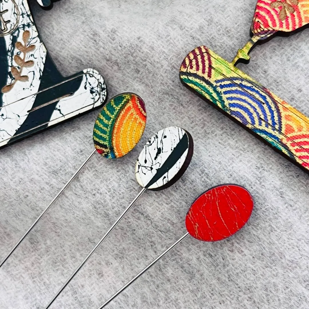 Sewing Machine Scarf Pin (5 Colors)