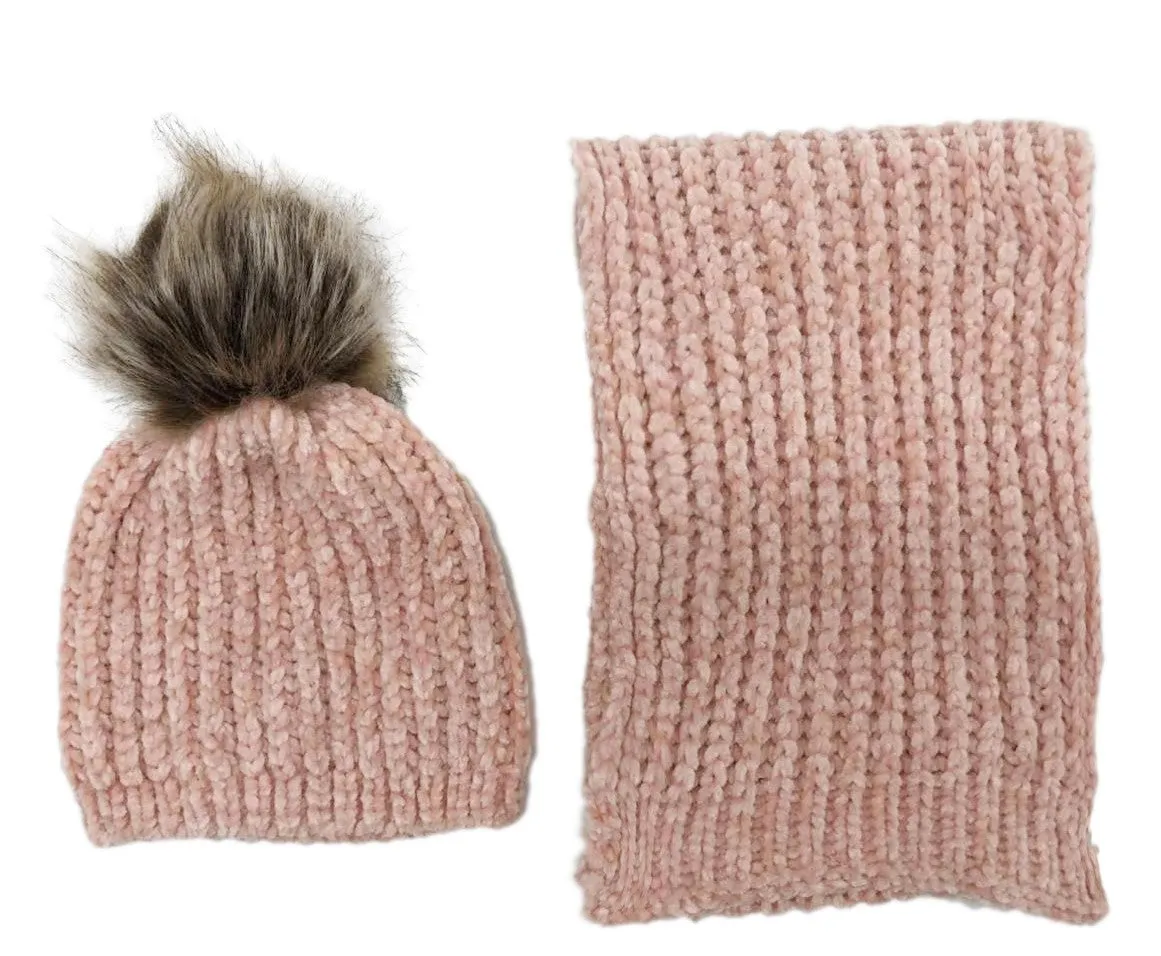 Sparkle Girls Gift Box Hat & Scarf Set