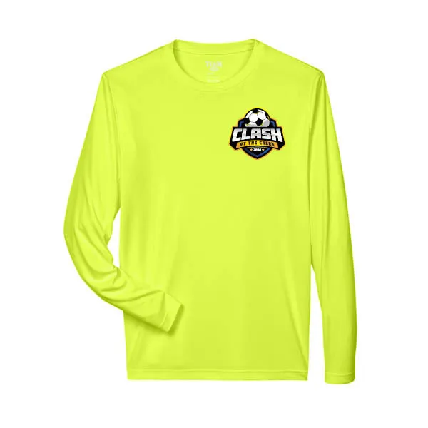 Team 365 Zone Performance Long Sleeve Shirts Clash At The Creek