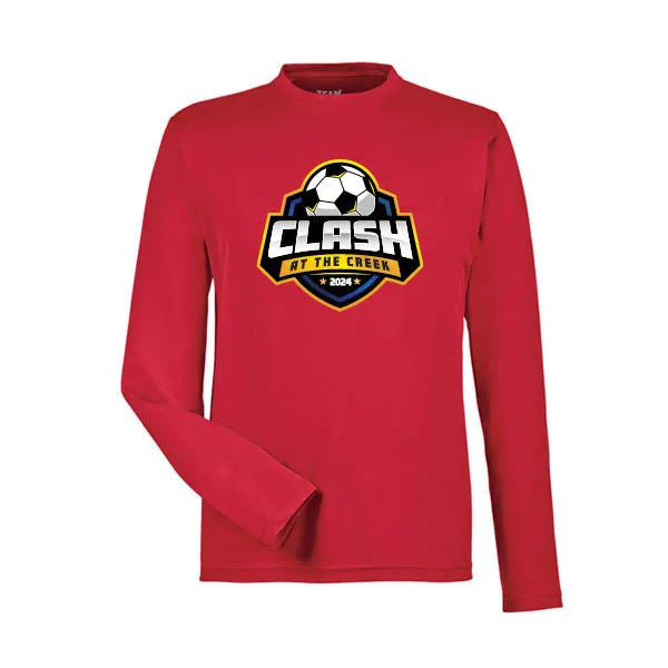 Team 365 Zone Performance Long Sleeve Shirts Clash At The Creek
