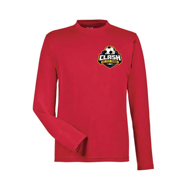 Team 365 Zone Performance Long Sleeve Shirts Clash At The Creek