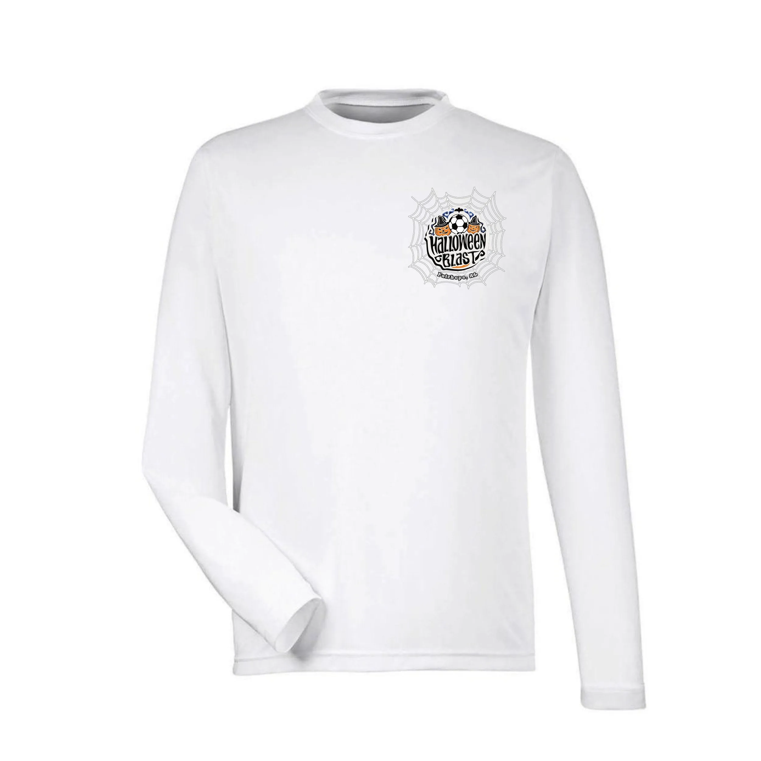 Team 365 Zone Performance Long Sleeve Shirts Halloween Blast