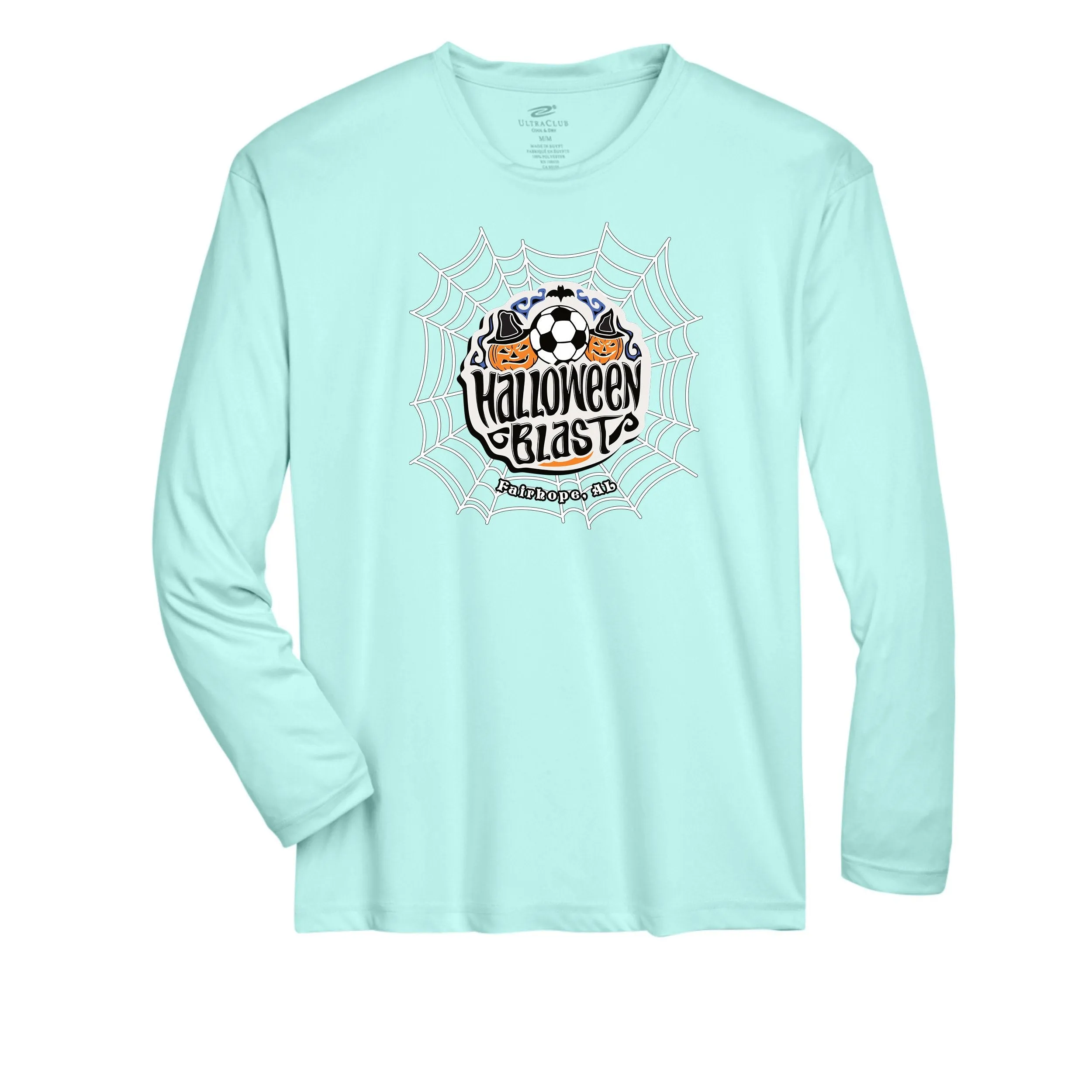 Team 365 Zone Performance Long Sleeve Shirts Halloween Blast