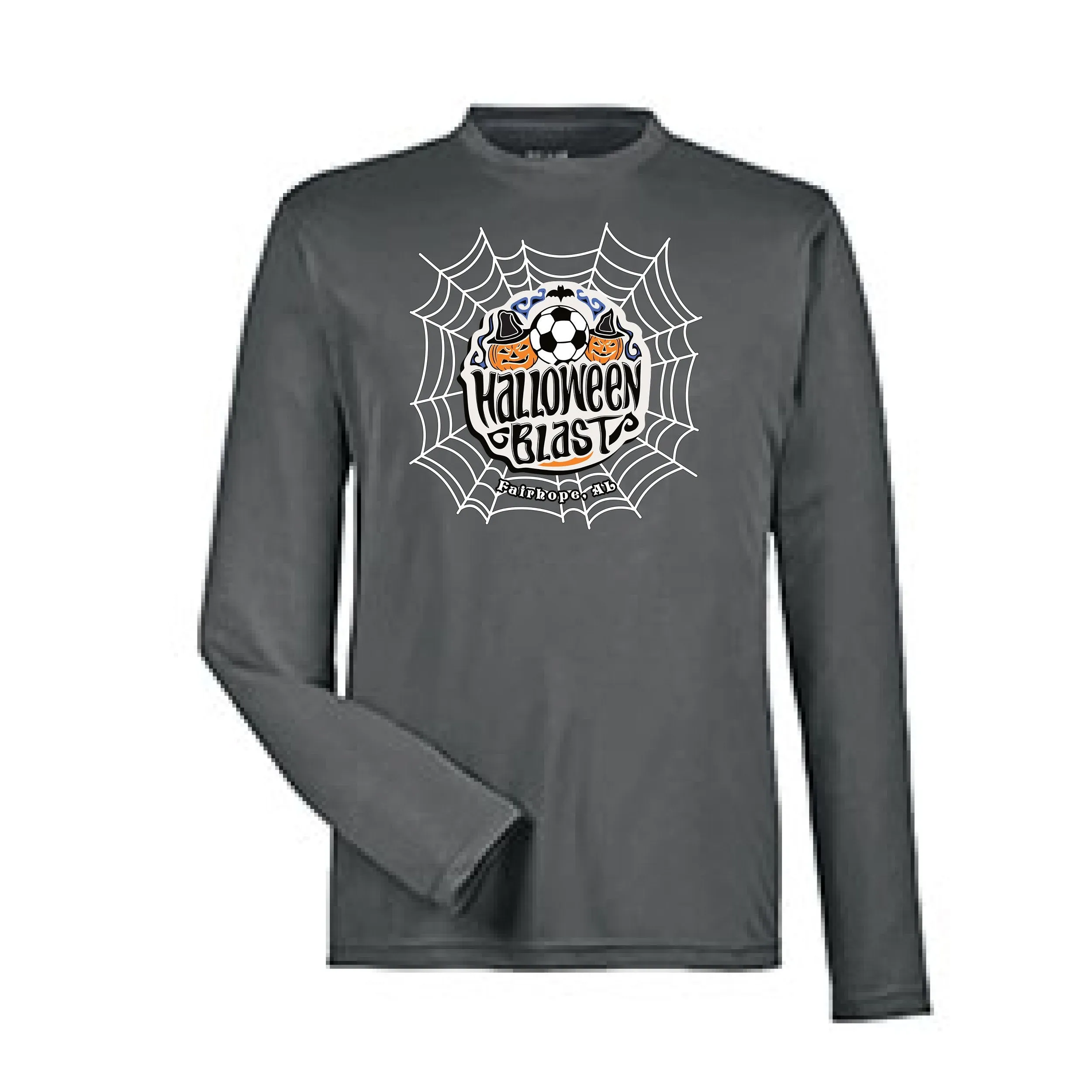Team 365 Zone Performance Long Sleeve Shirts Halloween Blast