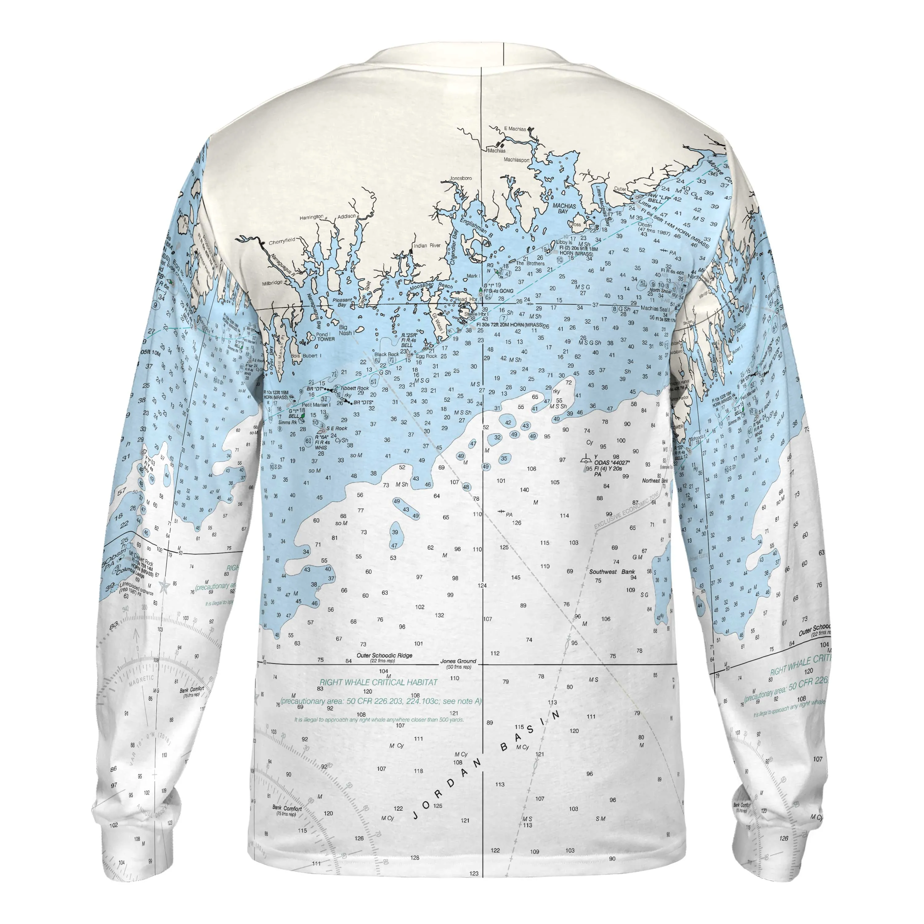 The Petit Manan Point to Machias Long Sleeve Tee