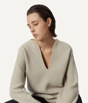 The Woolen Oversize V-Neck