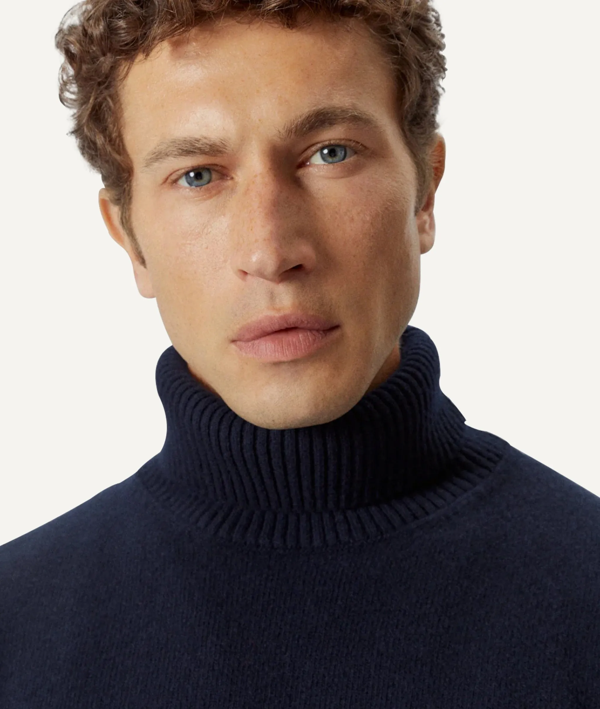 The Woolen Roll-Neck - Blue Navy / S - Blue Navy / M