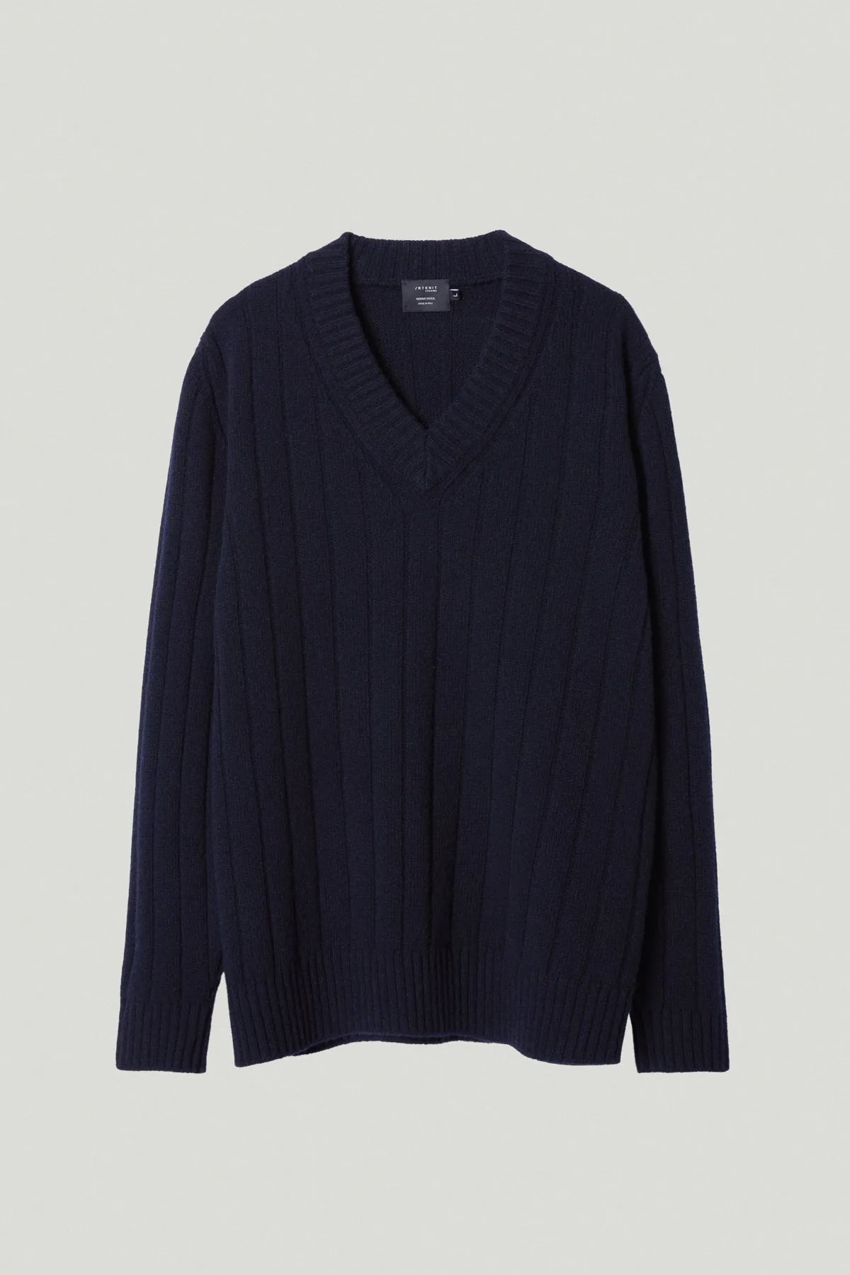 The Woolen Vintage V-Neck - Ecru / S
