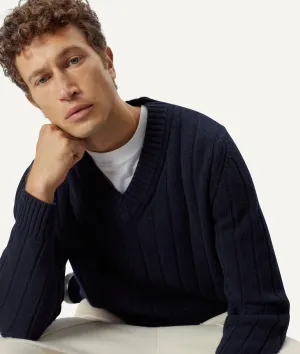 The Woolen Vintage V-Neck - Ecru / S