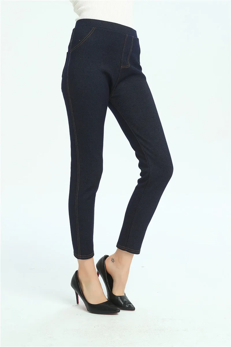Thermal Demin Jeggings