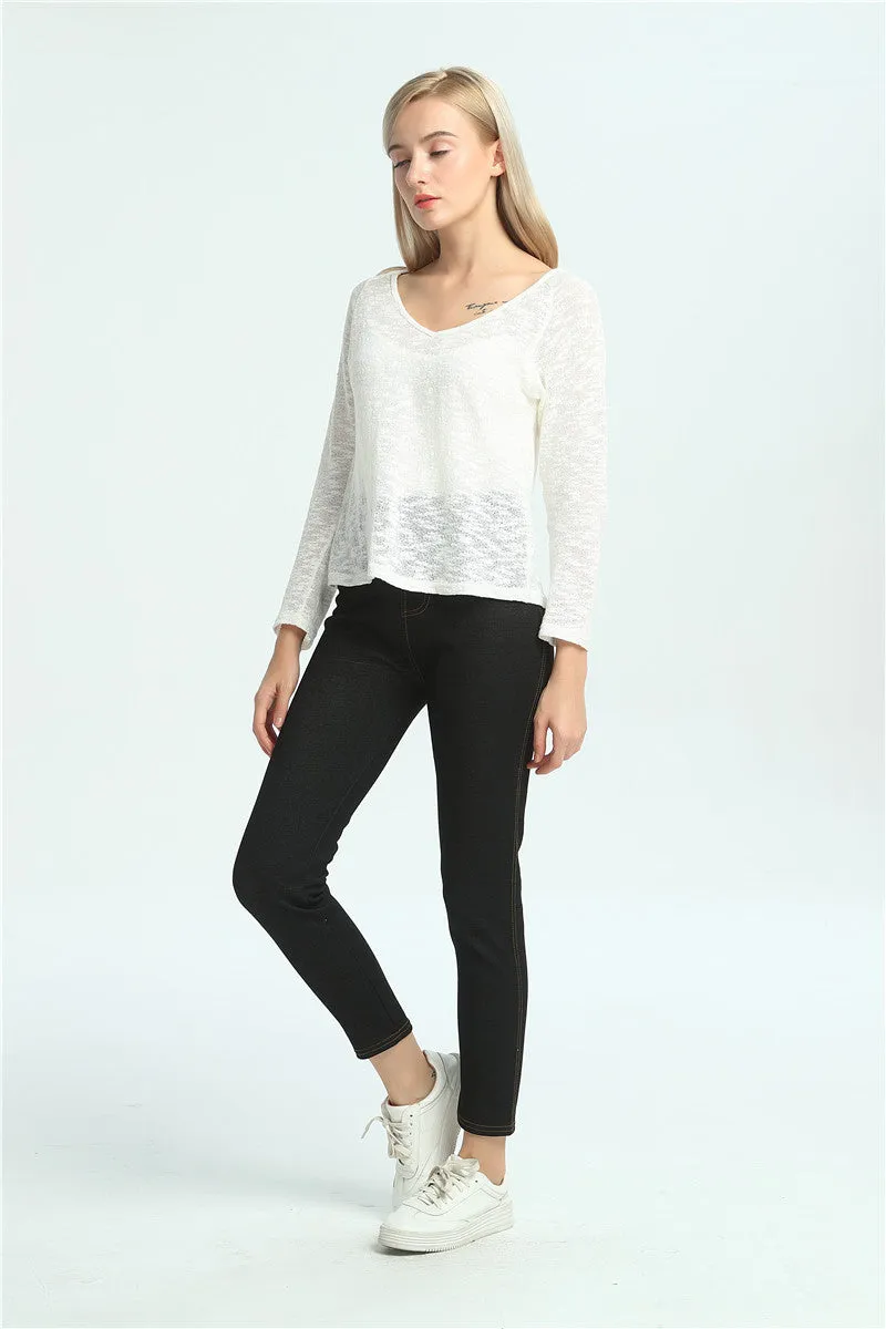 Thermal Demin Jeggings