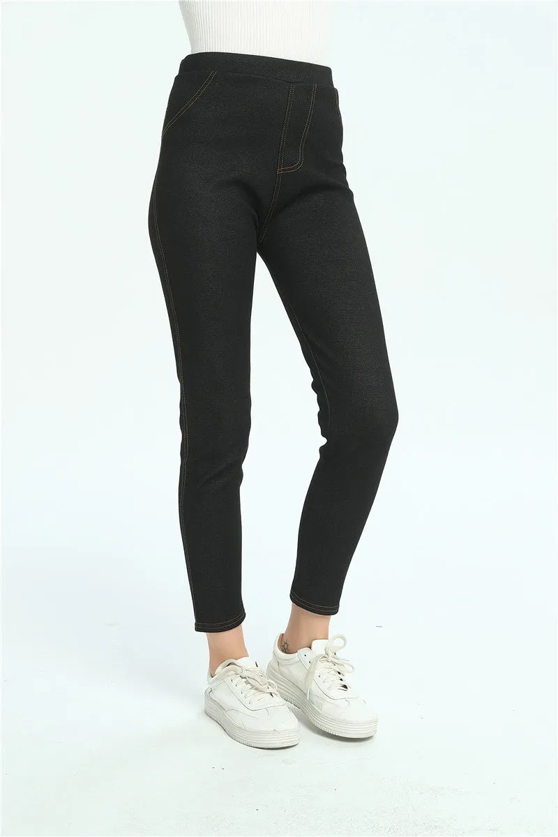 Thermal Demin Jeggings