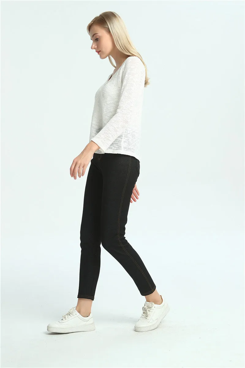 Thermal Demin Jeggings
