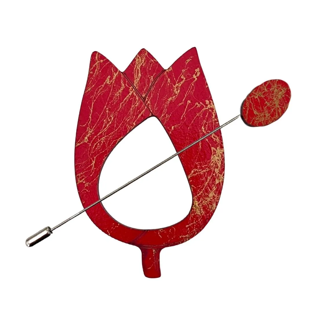 Tulip Scarf Pin (5 Colors)