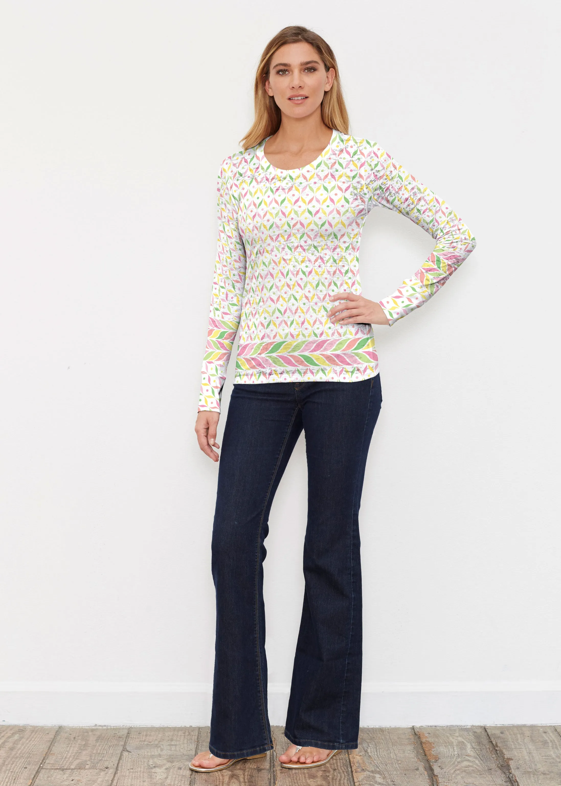 Tutti Fruitti (8036) ~ Thermal Long Sleeve Crew Shirt