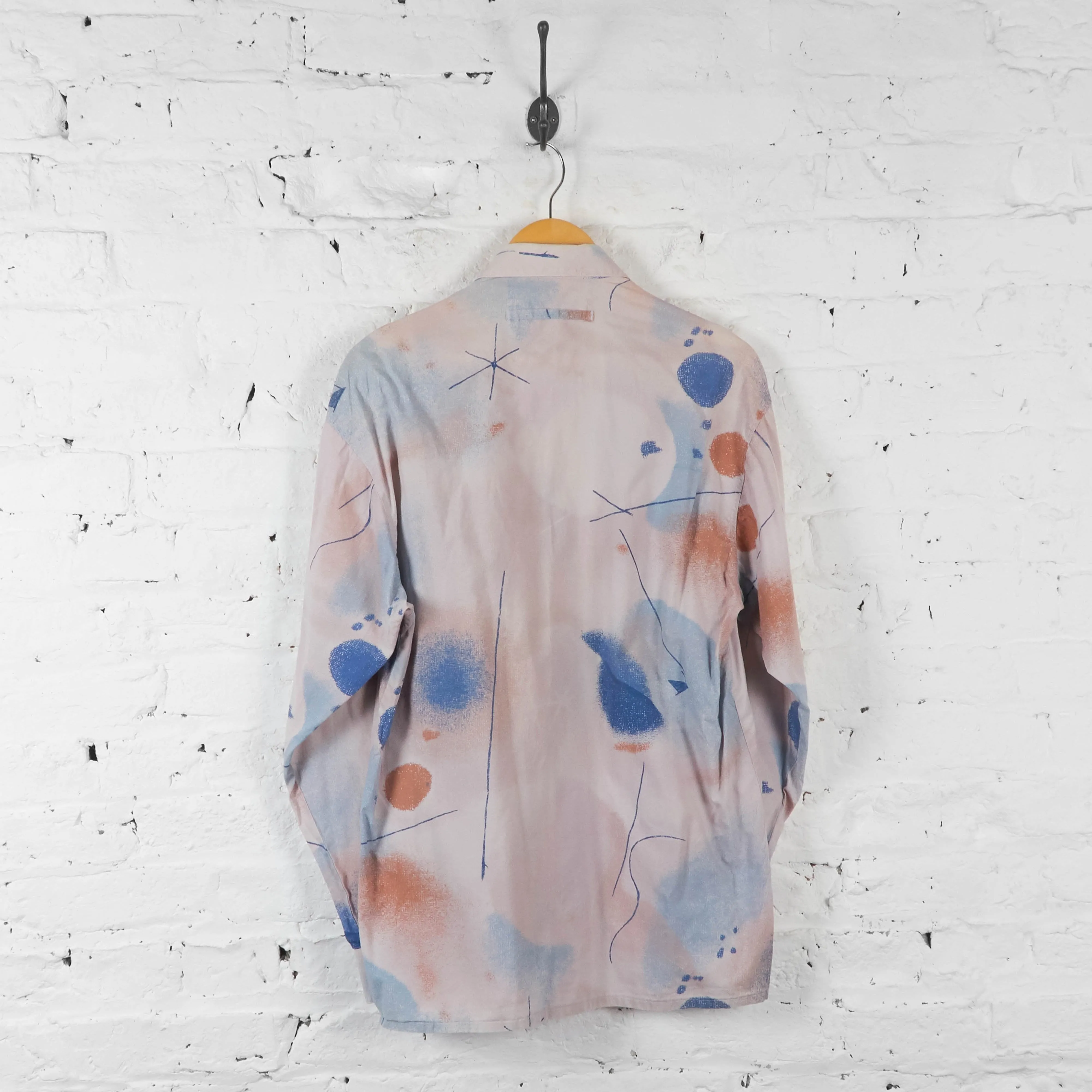 Vintage Abstract Pattern Shirt - Multi - M