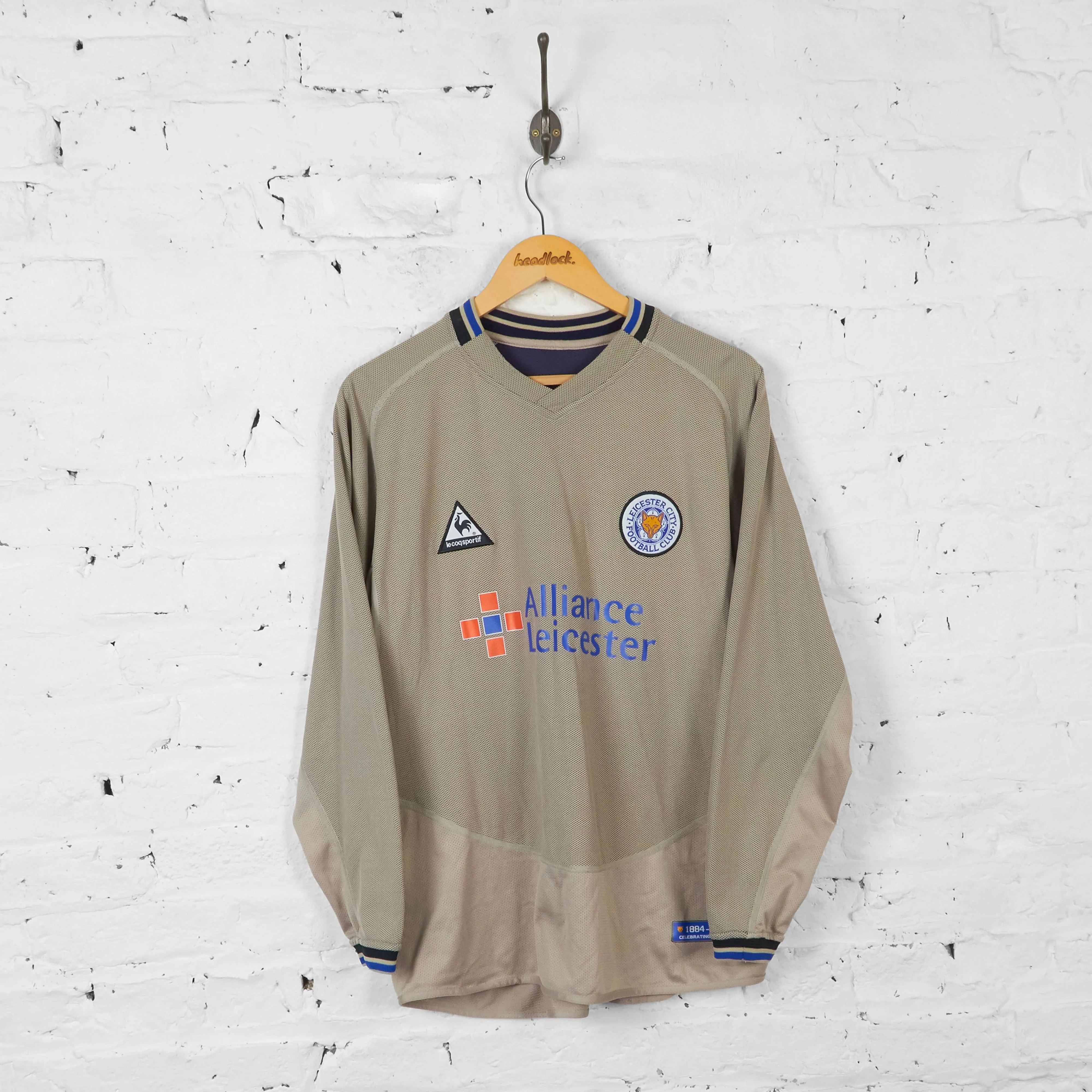 Vintage Leicester Moore Football Shirt - Gold - L