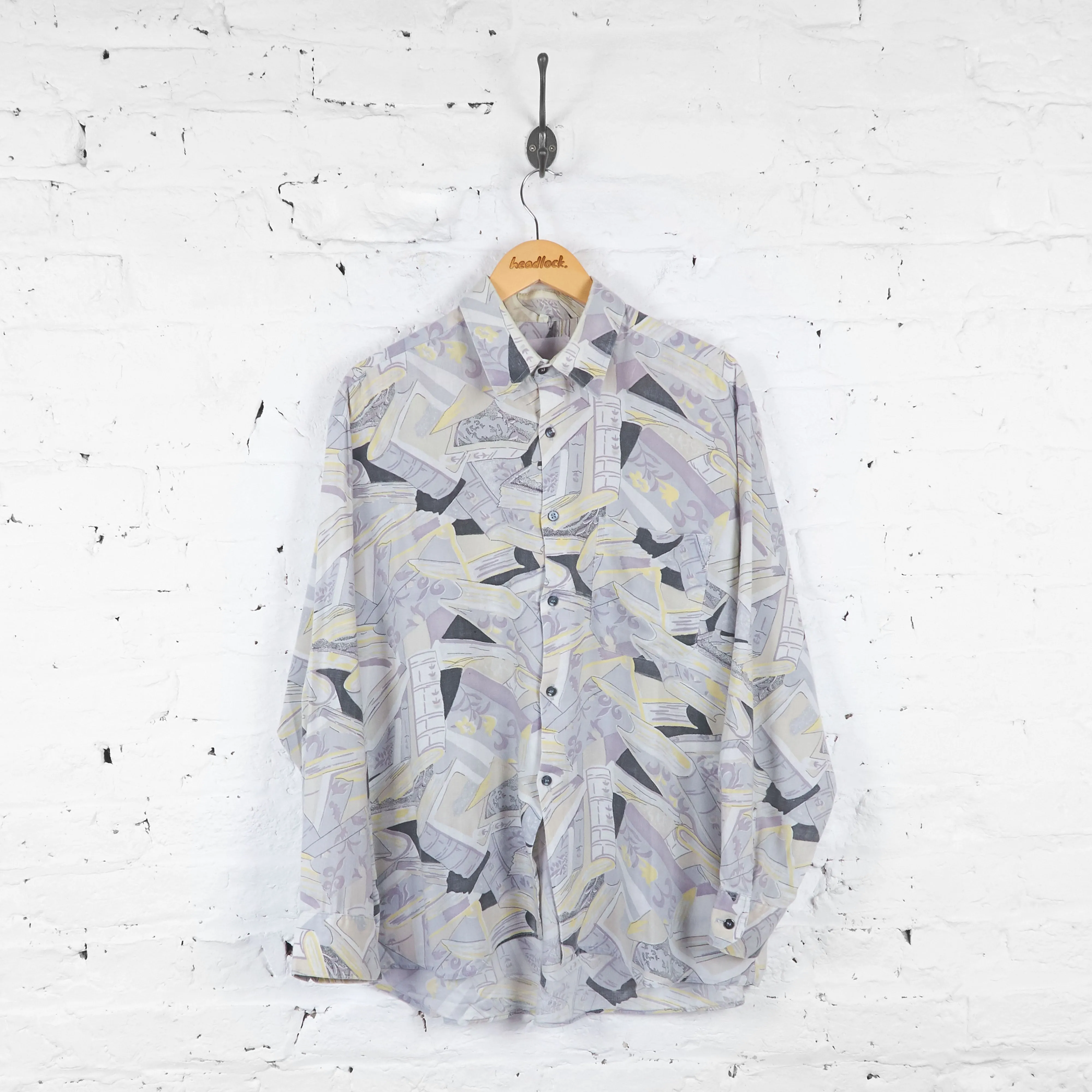 Vintage Pattern Shirt - Grey - L