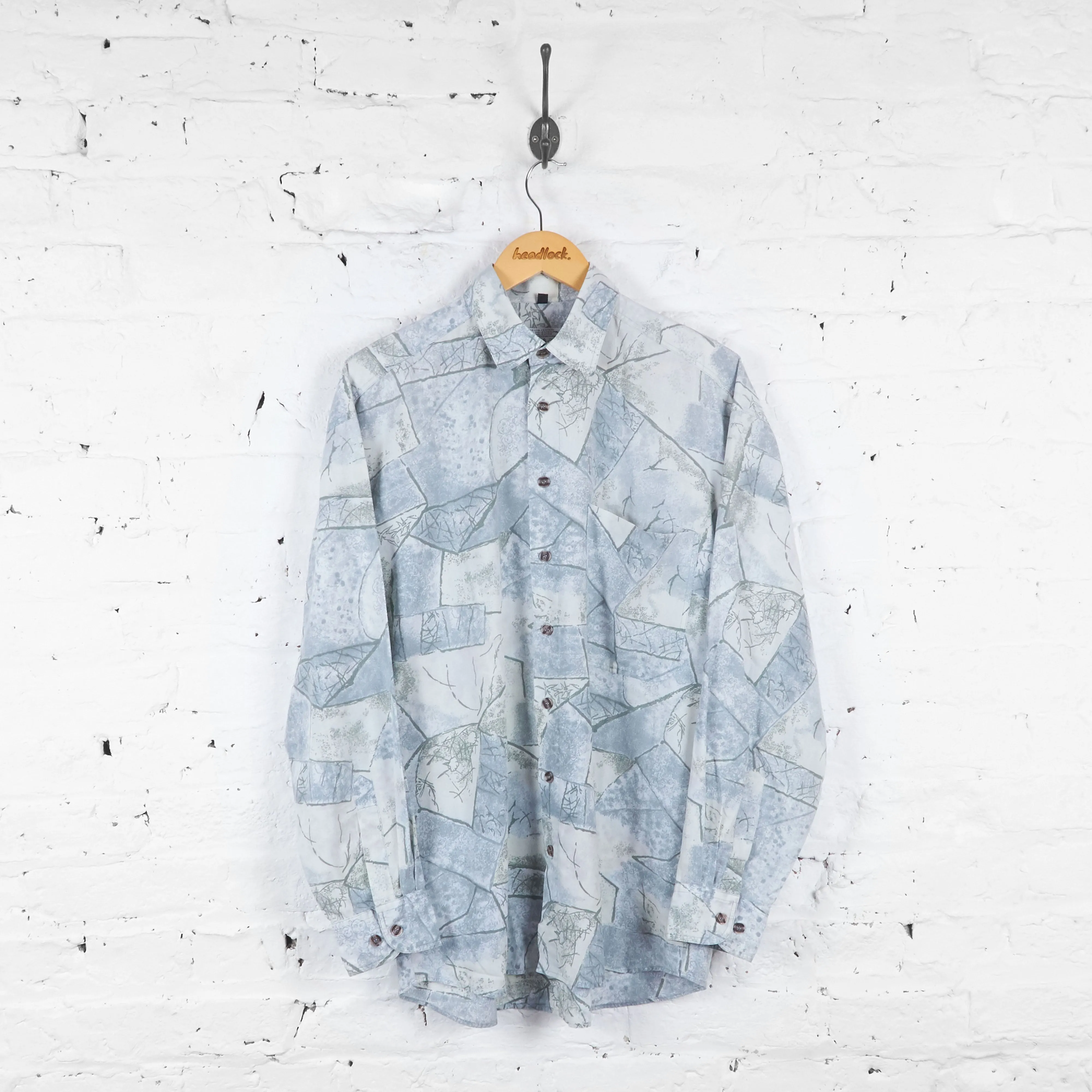 Vintage Pattern Shirt - Grey - M