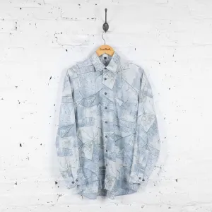 Vintage Pattern Shirt - Grey - M