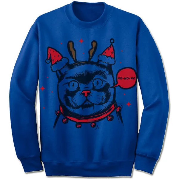 Weird Cat Christmas Sweater