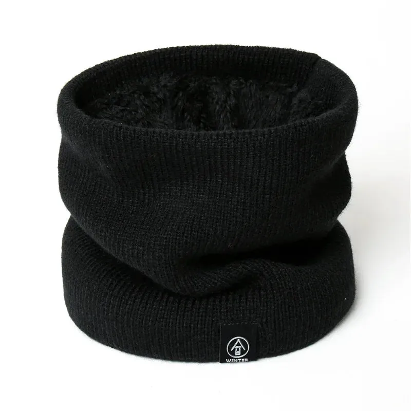 Winter Warm Scarf Woolen Knitting Neck Sport Scarf Men Face Cover Winter Skating Running Warm Scarves Thick Cold-proof Collar