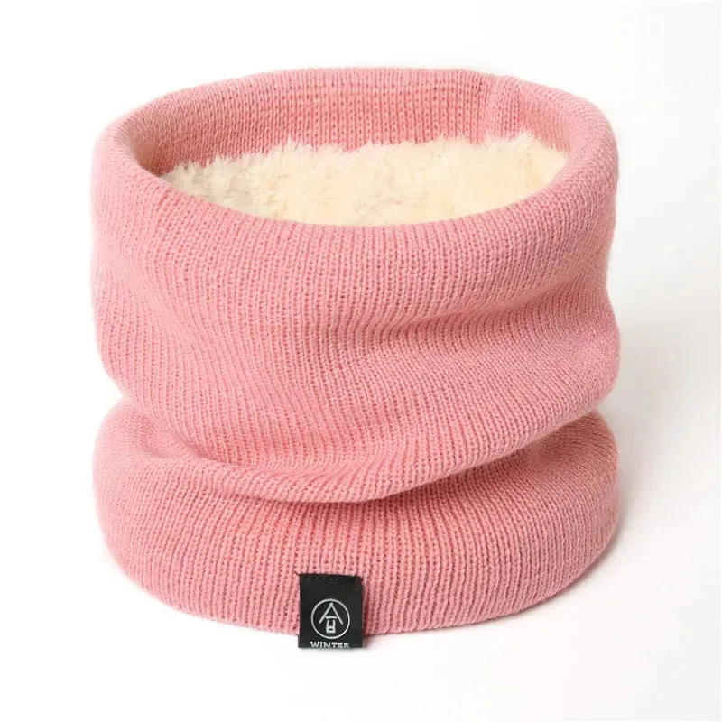 Winter Warm Scarf Woolen Knitting Neck Sport Scarf Men Face Cover Winter Skating Running Warm Scarves Thick Cold-proof Collar