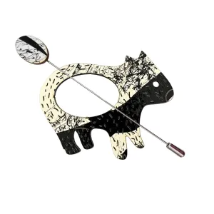 Wombat Scarf Pin (5 Colors)