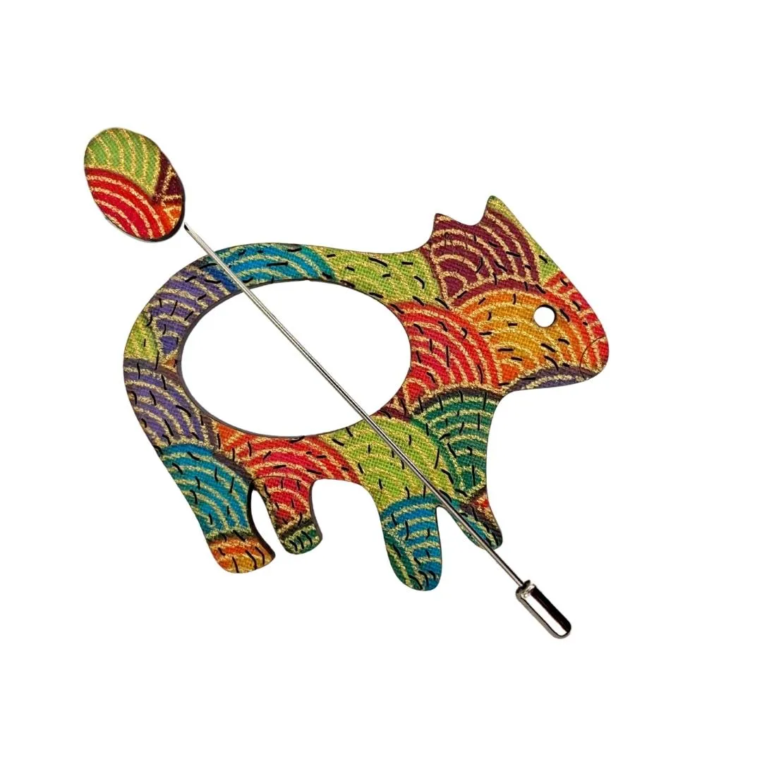 Wombat Scarf Pin (5 Colors)