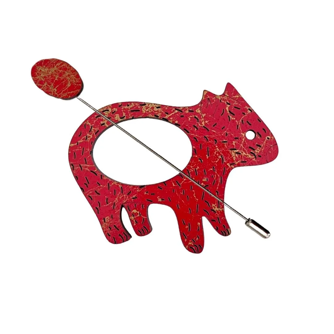 Wombat Scarf Pin (5 Colors)